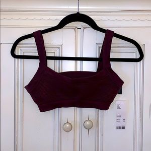 NWT waffle bralette